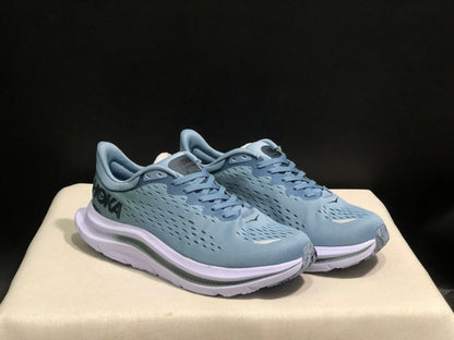 Hoka One One Kawana Cushioning Comfortable Gym Running Shoes Sneakers Light Blue