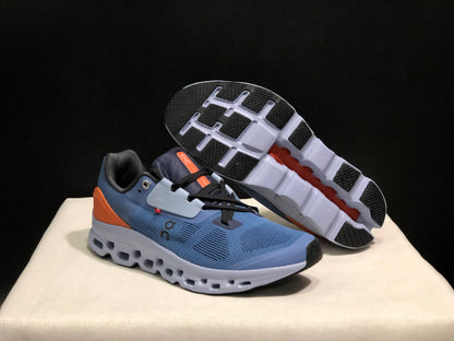 On Running Cloudstratus Breathable Support Running Shoes Blue