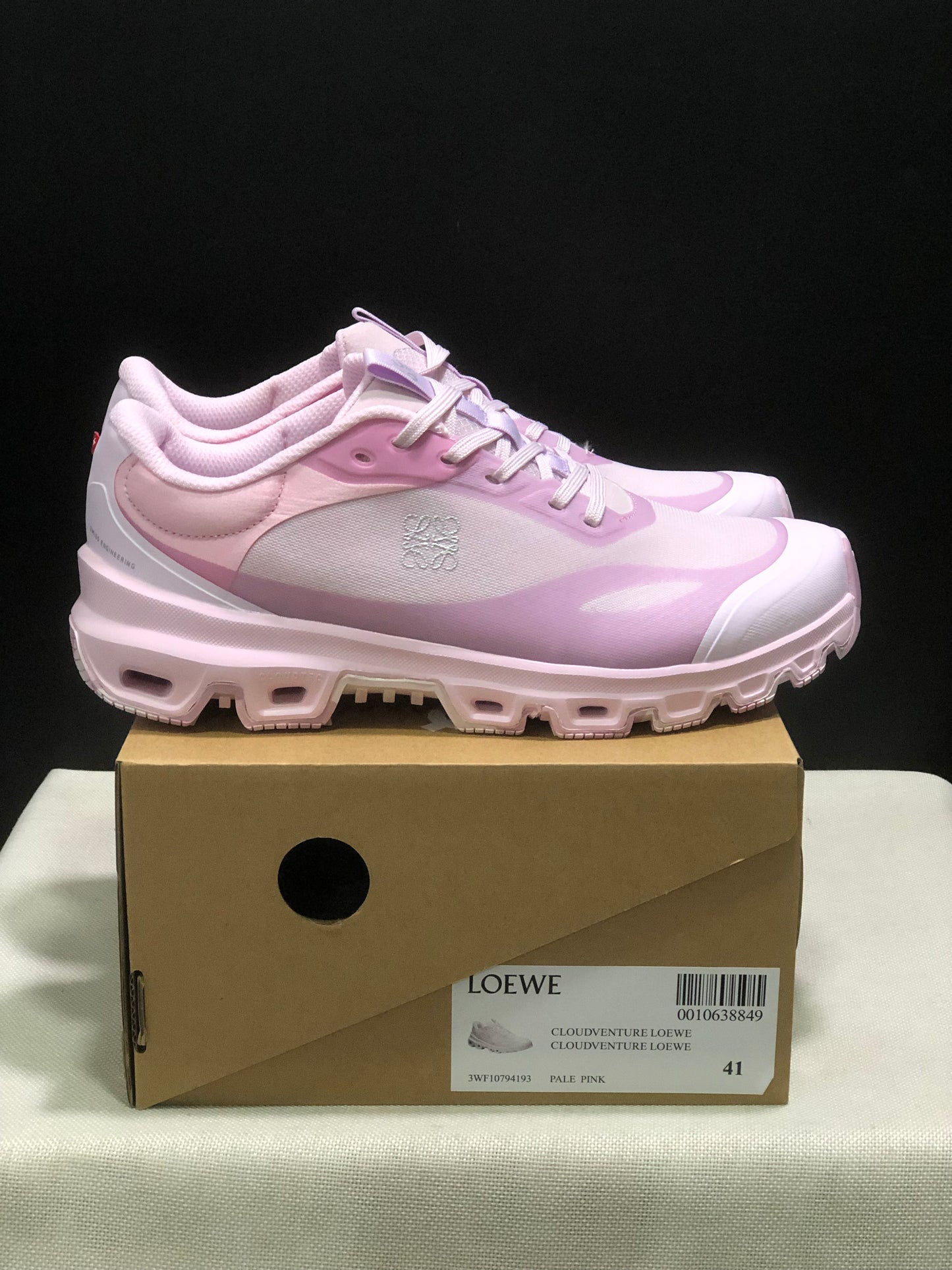 LOEWE x On Running Cloudventure 2.0 Running Shoes Co-Signed Edition Pale Pink