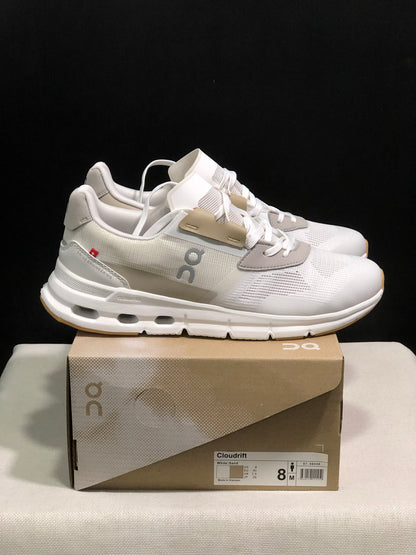 On Running Cloudrift Comfortable And Versatile Sports Casual Shoes Ivory White/Sand
