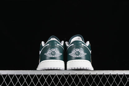Nike Air Jordan 1 Low White Sail Oxidized Green Sneakers