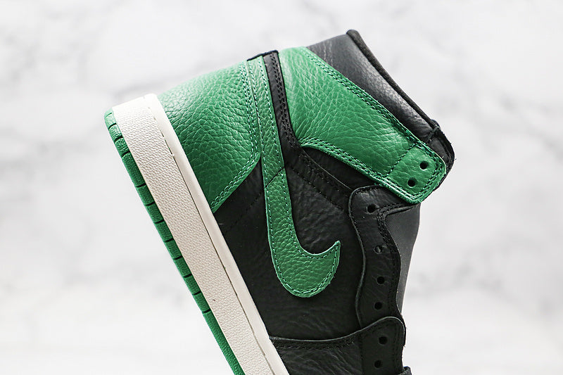 Nike Air Jordan 1 Retro High Pine Green Black Sneakers