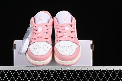 Nike Air Jordan 1 Low White Pink Oxford Sail Sneakers