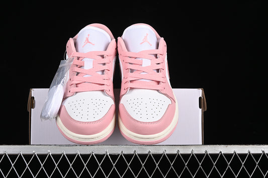 Nike Air Jordan 1 Low White Pink Oxford Sail Sneakers