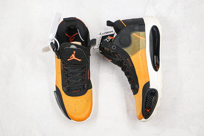 Nike Air Jordan 34 Low PE Black Yellow Sneakers