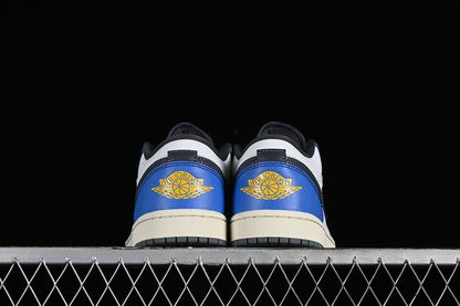 Nike Air Jordan 1 Low Flight Vintage Summit Blue White Sneakers