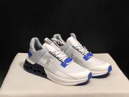 On Running Cloudnova Flux Comfortable Running Shoes White/Blue