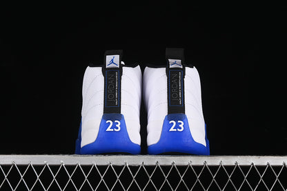 Nike Air Jordan 12 Retro Black White Game Royal Sneakers