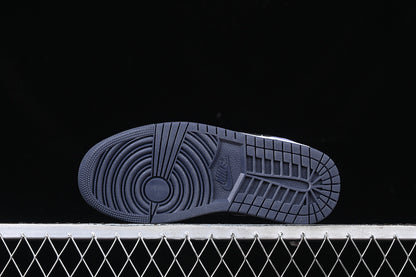 Nike Air Jordan 1 Low White Black Purple Sneakers