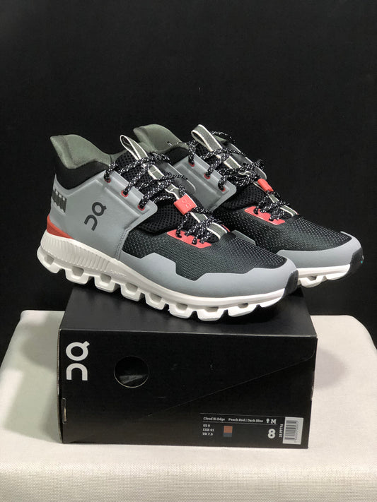 On Running Cloud Hi Edge Outdoor Training Running Shoes Black/Wolf Grey
