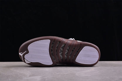 Nike Air Jordan 12 Retro Brown White Sneakers