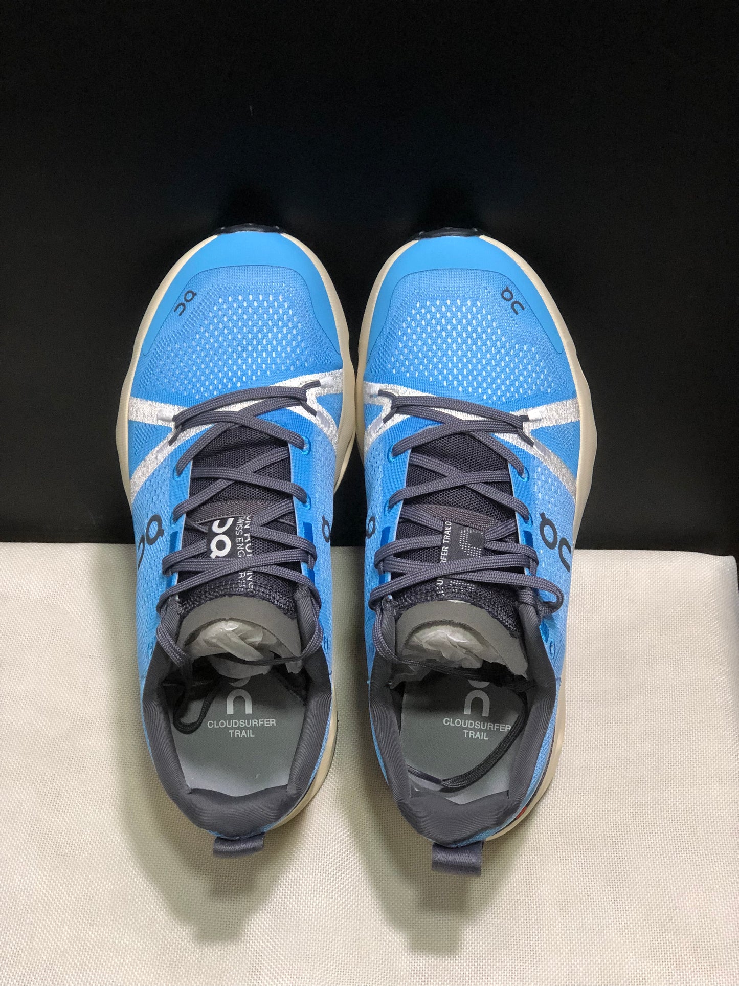 On Running Cloudsurfer Trail Waterproof Comfortable And Breathable Blue Running Shoes