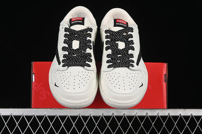Travis Scott Fragment Design Nike Air Jordan 1 Low OG SP Black White Fashion Sports Shoes