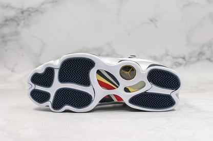 Nike Air Jordan 6 Retro Rings White Gray Navy Sneakers