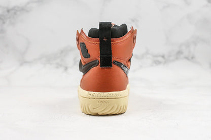 Nike Air Jordan 1 High React Dark Brown Sneakers