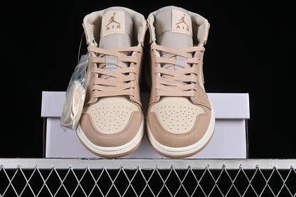 Nike Air Jordan 1 Mid Legend Light Brown Sail Sneakers