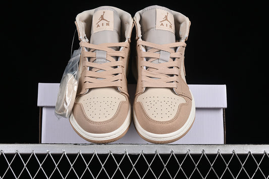 Nike Air Jordan 1 Mid Legend Light Brown Sail Sneakers