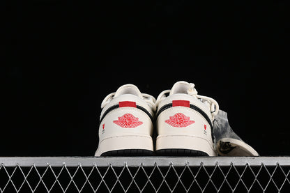 Nike Air Jordan 1 Low PLAY White Black Sneakers