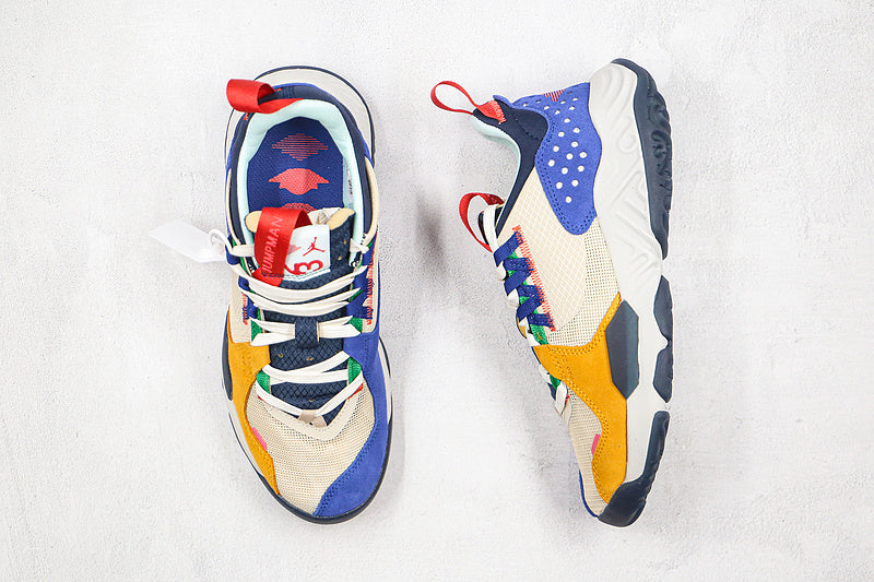Nike Air Jordan Delta Low Beige Blue Multicolour Sneakers