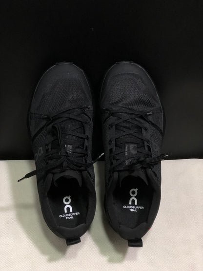 On Running Cloudsurfer Trail Waterproof Comfortable And Breathable Running Shoes All Black