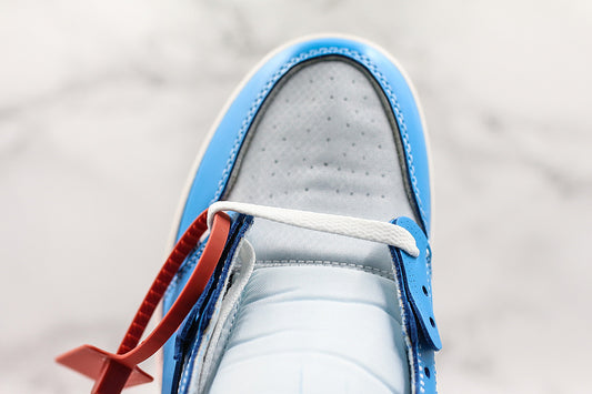 Nike Air Jordan 1 Retro Off-White High Blue White Sneakers