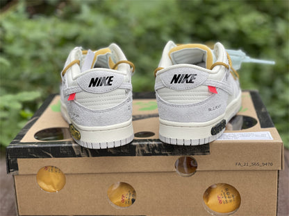 Nike Dunk Low Off-White Lot 37 of 50 White Sneakers
