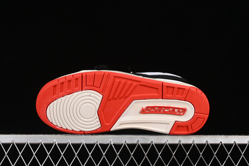Nike Air Jordan Legacy 312 Low Black Sail University Red Sole Sneakers