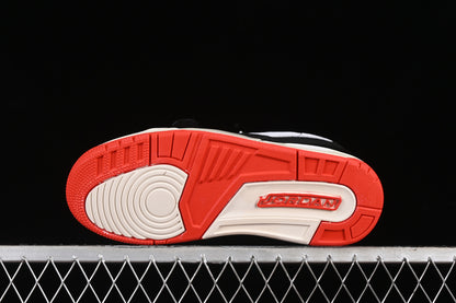 Nike Air Jordan Legacy 312 Low Black Sail University Red Sole Sneakers