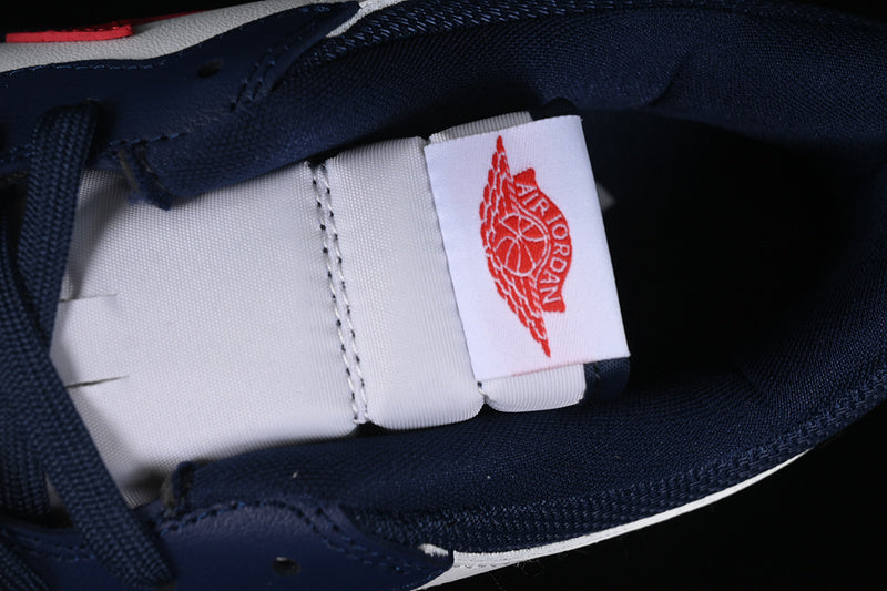 Nike Air Jordan Legacy 312 Low White Varsity Midnight Navy Multicolour Sneakers