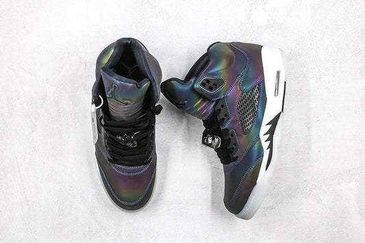 Nike Air Jordan 5 Retro Oil Grey Reflect Light Sneakers