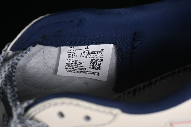 Nike Air Jordan 1 Low Givenchy Travis Scott Fragment Design OG SP Red Blue White Sneakers