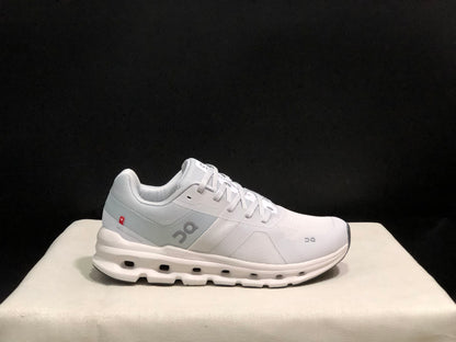 On Running Cloudrunner Anti-Slip Sports Running Shoes White/Frost