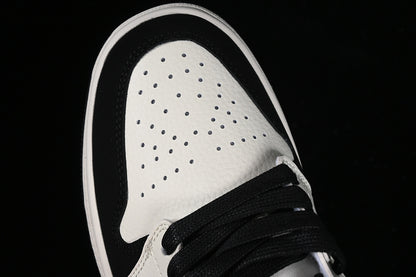Nike Air Jordan 1 Low Louis Vuitton Black White Sneakers