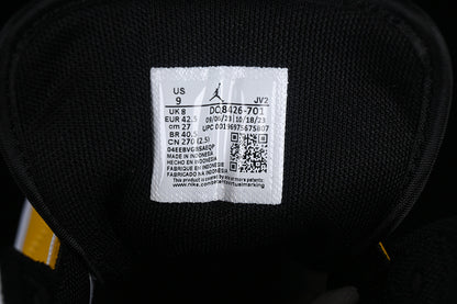 Nike Air Jordan 1 Mid Yellow Ochre Black White Sneakers