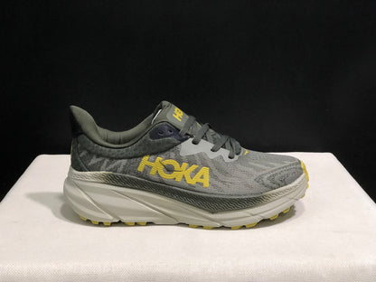 Hoka One One Challenger 7 Shock-absorbing Breathable Running Shoes Sneakers Taupe