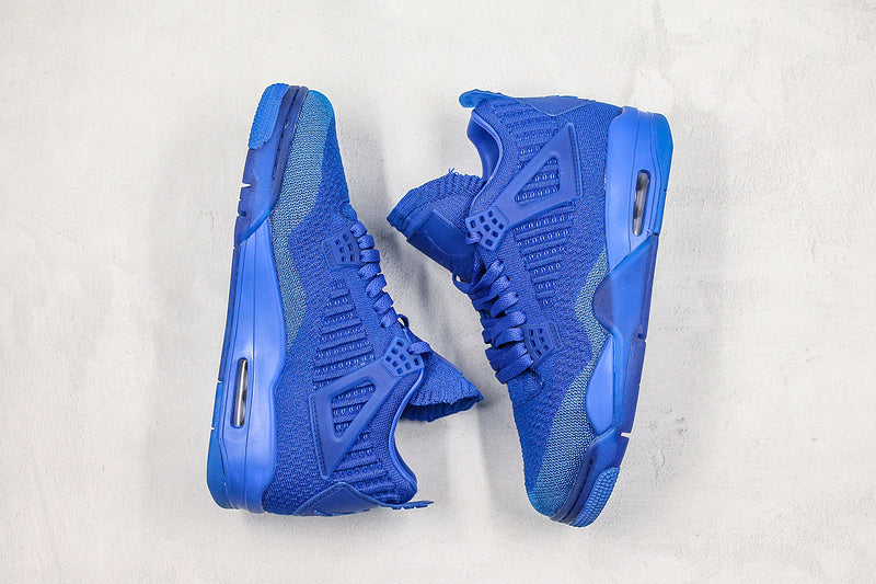 Nike Air Jordan 4 Retro Flyknit Hyper Royal Blue Sneakers
