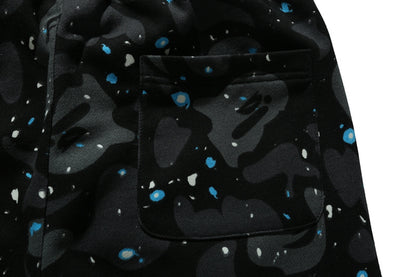A Bathing Ape Shark Head Luminous Series Pants Starry Night