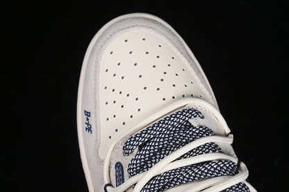 Nike Air Jordan 1 Low Travis Scott Fragment Design BAPE White Grey Blue Red Multicolour Sneakers