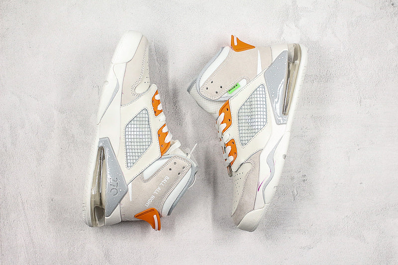 Nike Air Jordan Mars 270 White Orange Sneakers
