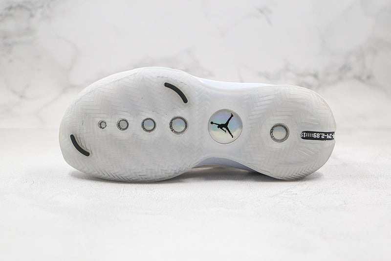 Nike Air Jordan 34 XXXIV Flight GS Unite White Metallic Sneakers