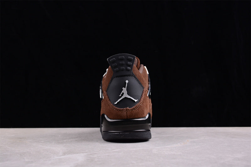 Nike Air Jordan 4 Retro Black Brown Sneakers