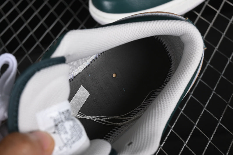 Nike Air Jordan 1 Low White Sail Oxidized Green Sneakers