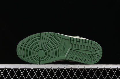 Nike Air Jordan 1 Low Off-White Green Sole Coconut Milk White Sneakers