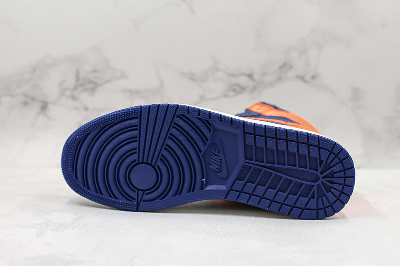 Nike Air Jordan 1 Retro High Royal Blue Orange Sneakers