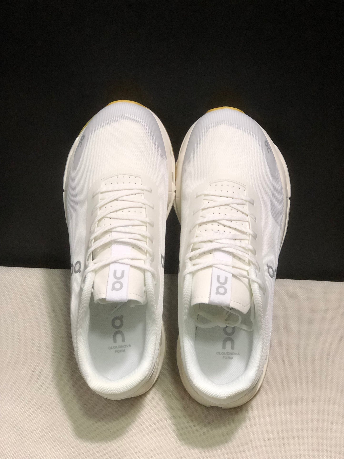 On Running Cloudnova Form 2 Fashionable Casual Running Shoes White/Ivory