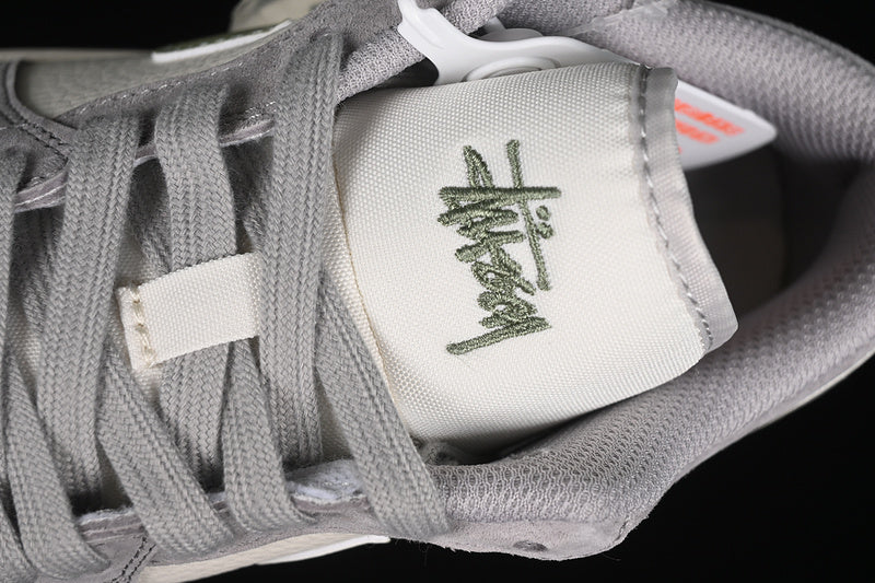 Nike Air Jordan 1 Low White Grey Green Sneakers