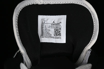 Nike Air Jordan 1 Low LV White Printing Black Sneakers