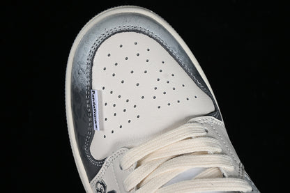 Nike Air Jordan 1 Low Vintage Grey Stealth White Sneakers