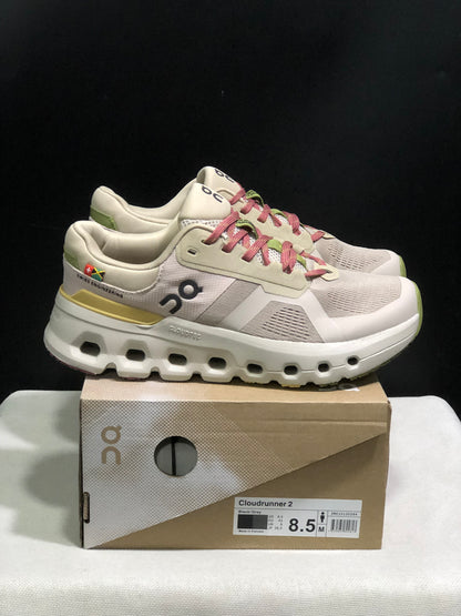 On Running Cloudrunner 2 Mesh Breathable Running Shoes Khaki