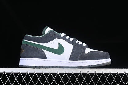 Nike Air Jordan 1 Retro Low White Grgaphite Grey Sneakers